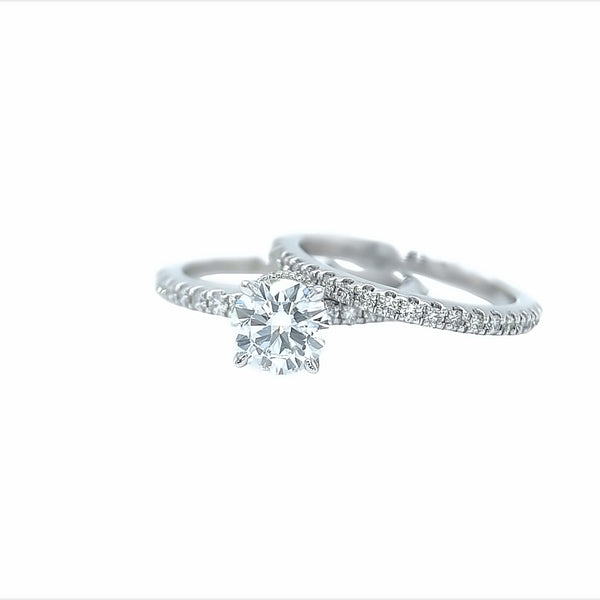 Lab Grown Diamond Engagement & Wedding Ring