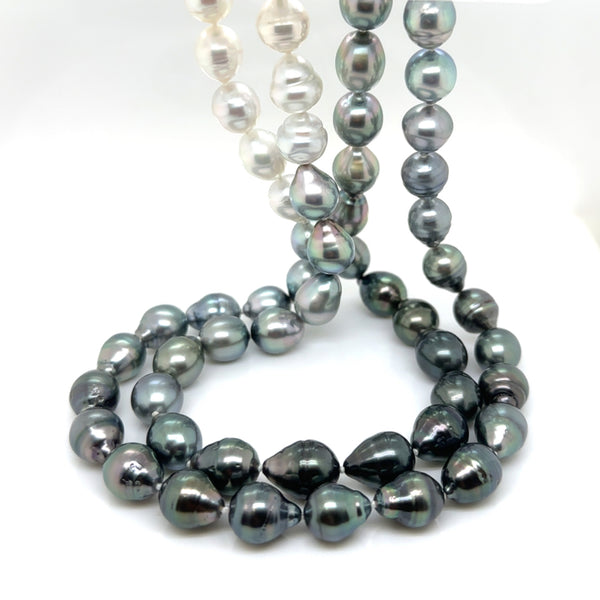 South Sea Pearl Necklace White & Tahitian