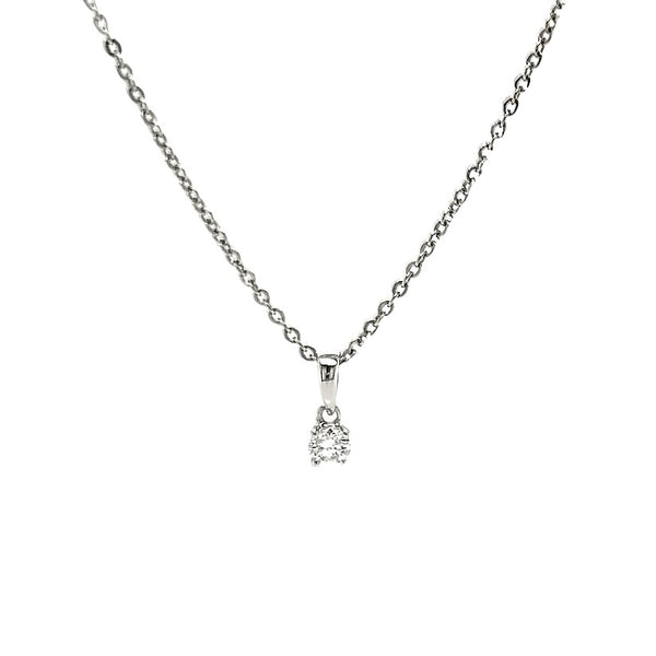 White Gold Diamond Pendant