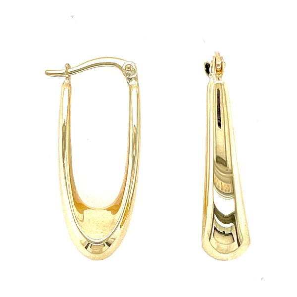 Yellow Gold Hoop Earrings