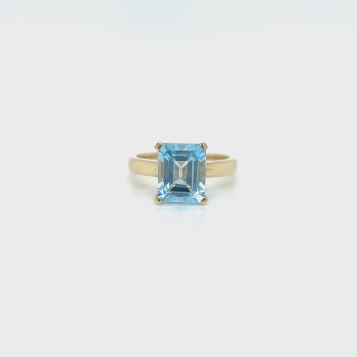 Blue Topaz Cocktail Ring Women Dress Ring Gallerie Jewellery
