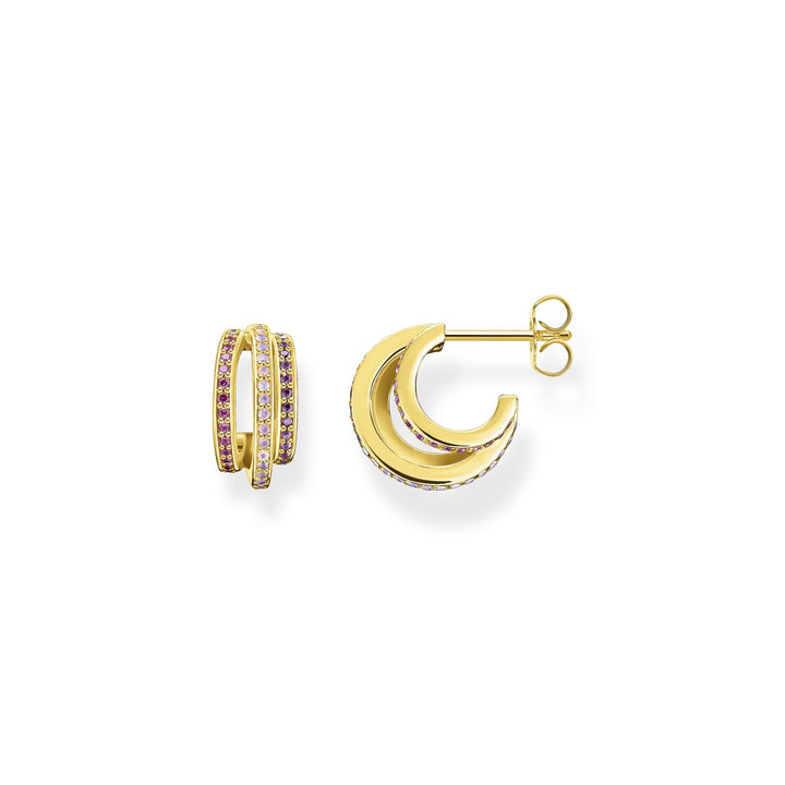 Thomas Sabo Hoop Earrings Rings Gold | The Jewellery Boutique