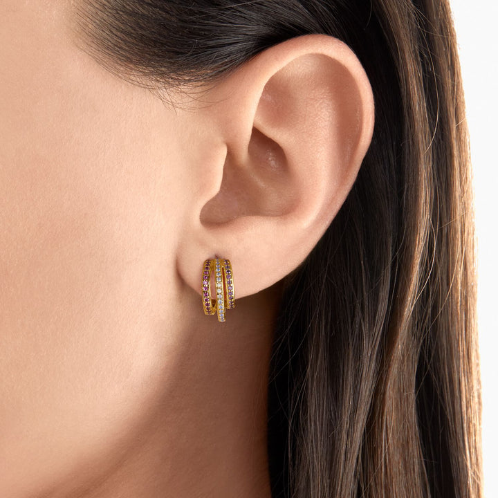 Thomas Sabo Hoop Earrings Rings Gold | The Jewellery Boutique