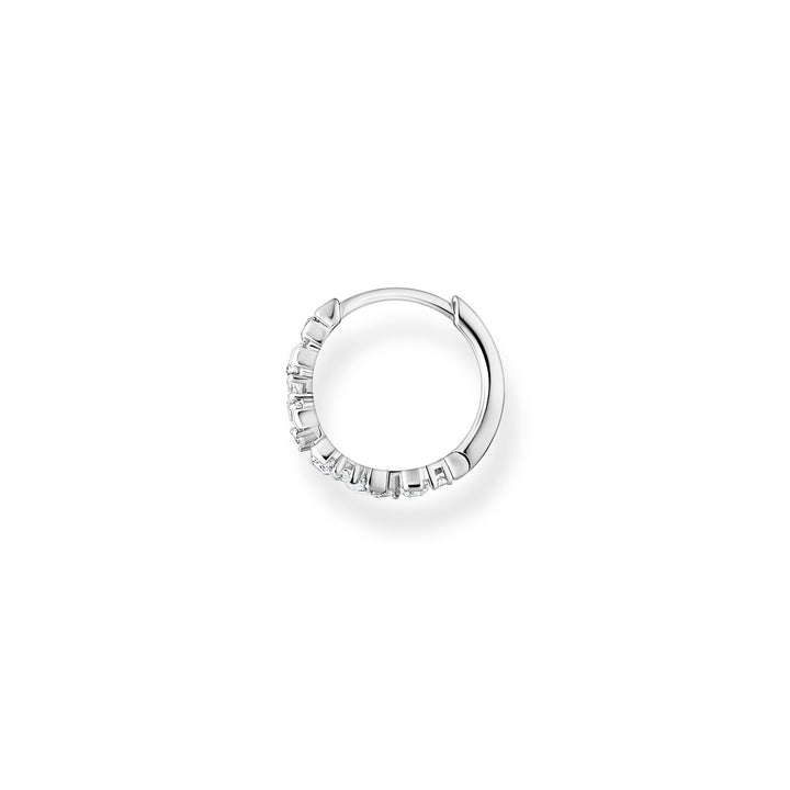 Thomas Sabo Single Hoop Earring Stones Silver | The Jewellery Boutique