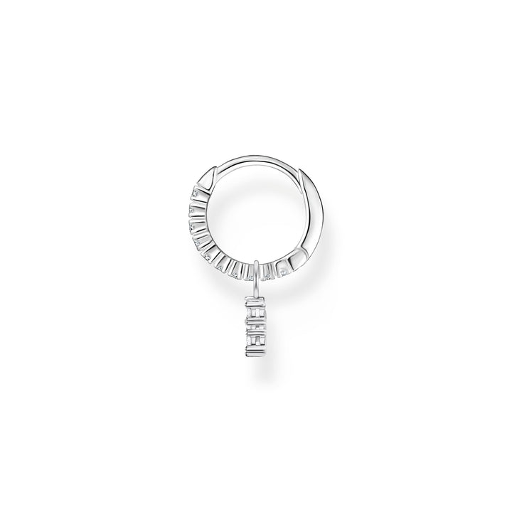 Thomas Sabo Single hoop earring with star pendant silver