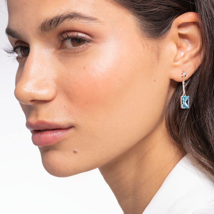 Thomas Sabo Earrings Blue Stone | The Jewellery Boutique