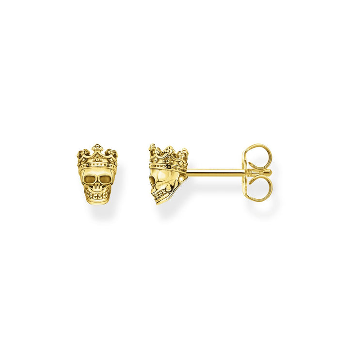 Thomas Sabo Ear Studs Skull Gold | The Jewellery Boutique