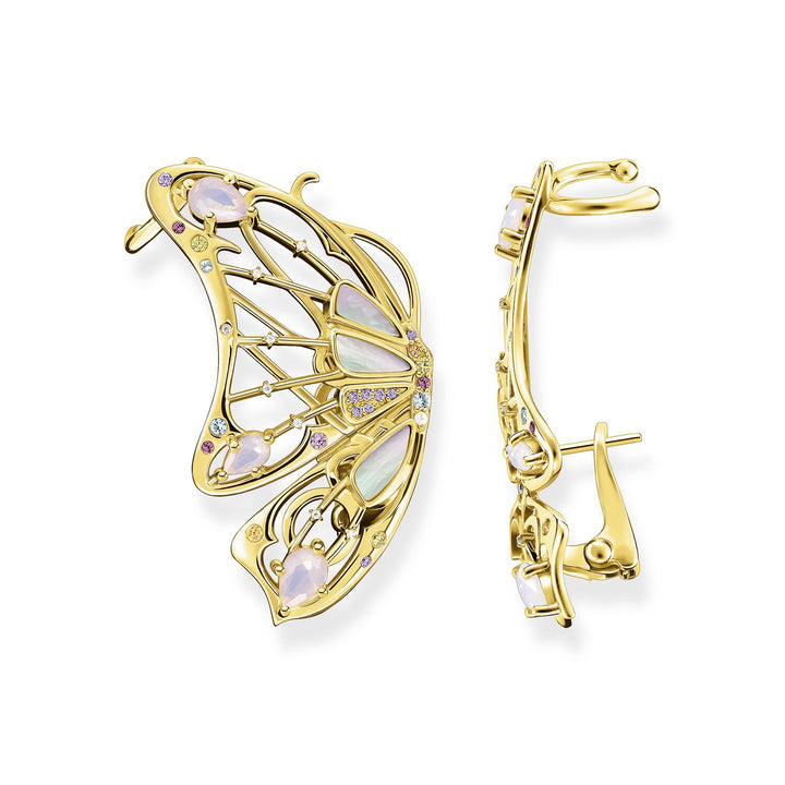 Thomas Sabo Single Ear Studs Butterfly Gold | The Jewellery Boutique