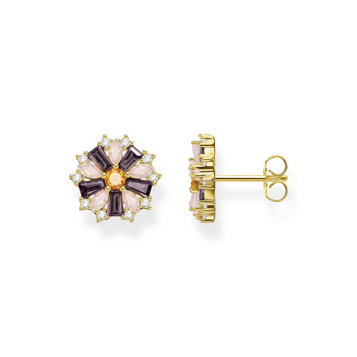 Thomas Sabo Ear Studs Flower Gold | The Jewellery Boutique