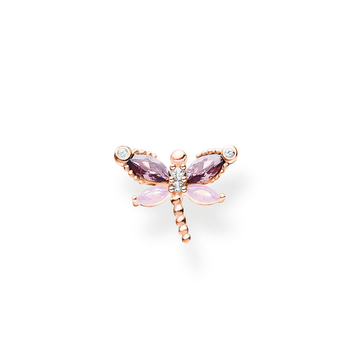Thomas Sabo Single Ear Stud Dragonfly Rose Gold | The Jewellery Boutique