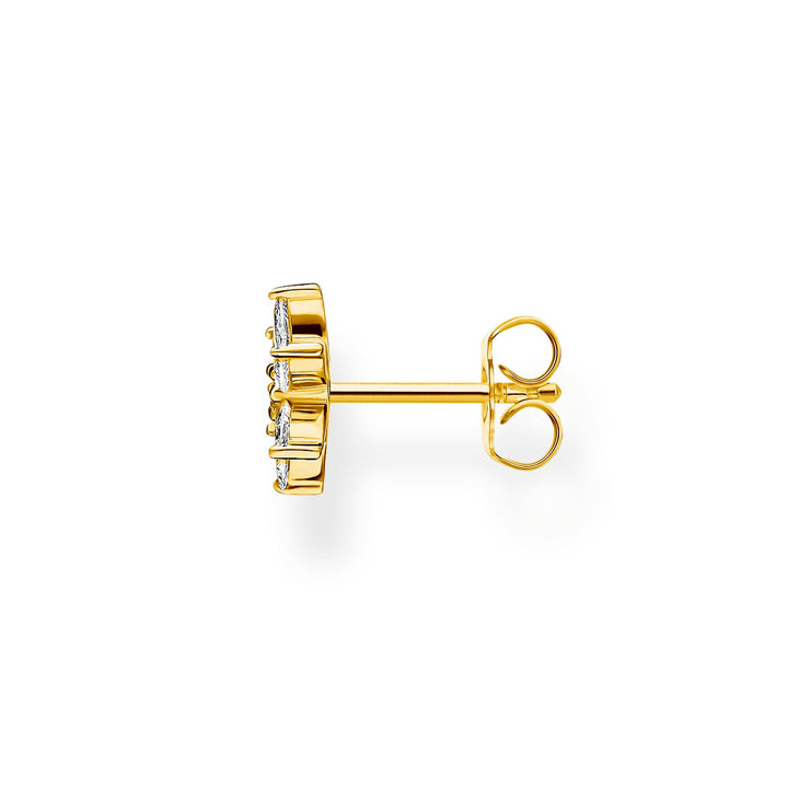 Thomas Sabo Single Ear Stud Flower Gold | The Jewellery Boutique