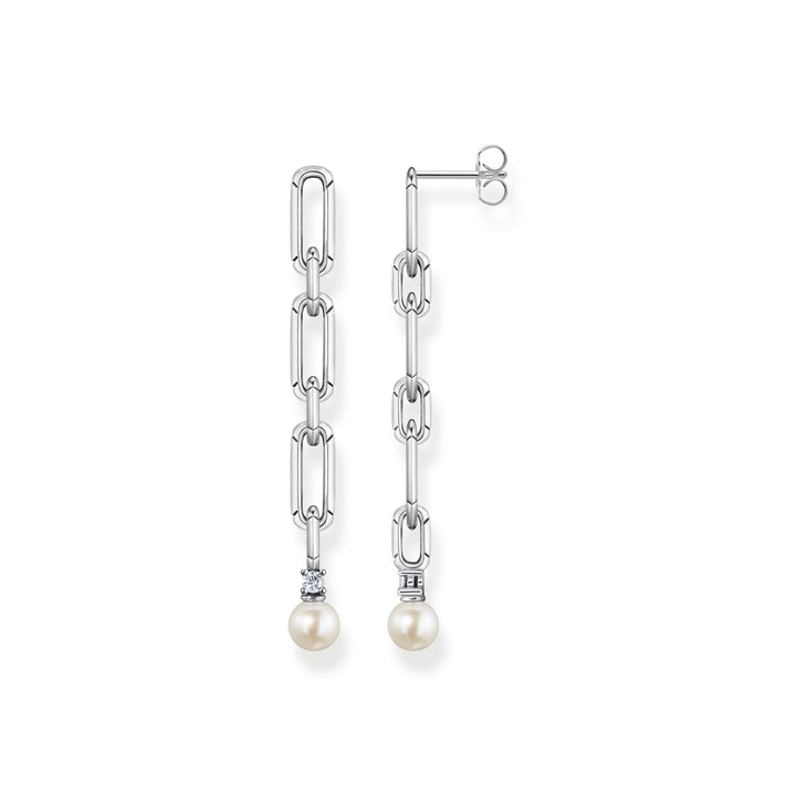 Thomas Sabo Earring links with pearl silver