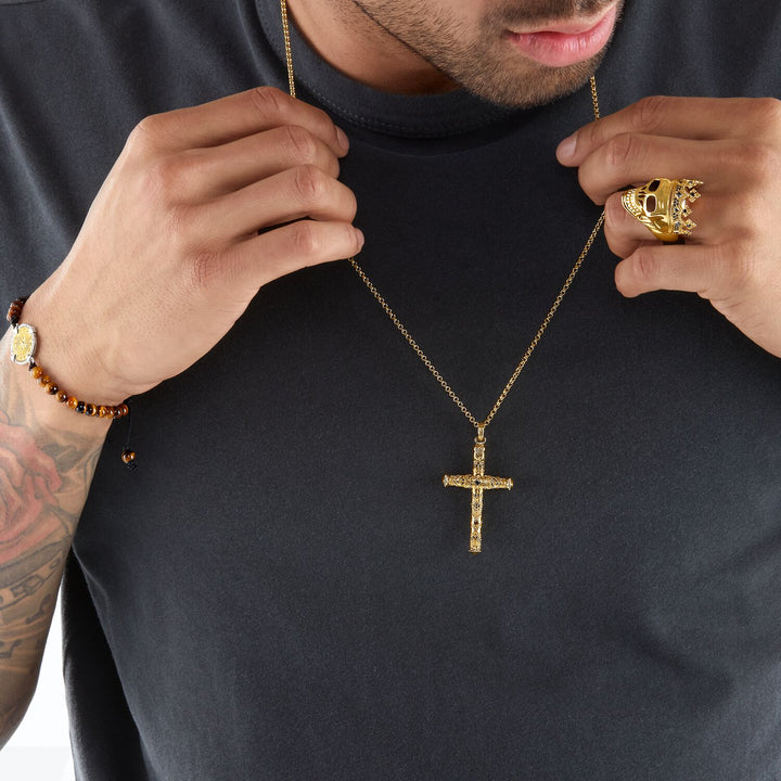 Thomas Sabo Pendant Cross Gold | The Jewellery Boutique