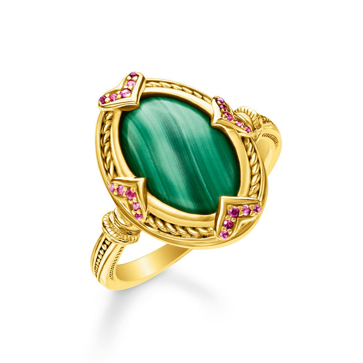 Thomas Sabo Ring Green Stone | The Jewellery Boutique