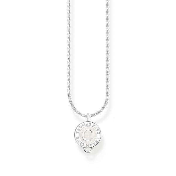 THOMAS SABO Charm Necklace with Cold Enamel Silver